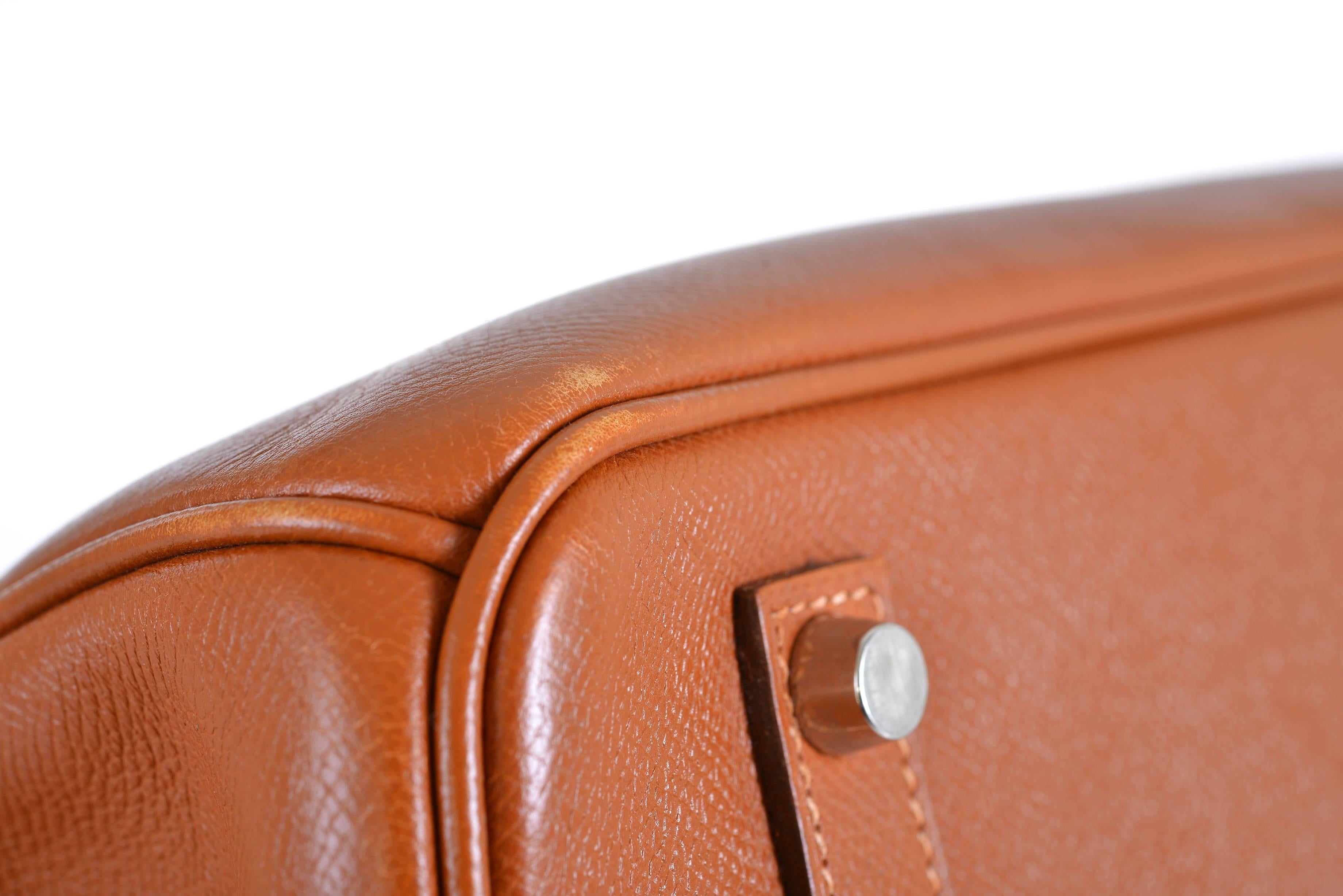 Hermes Birkin Bag 35cm Gold with Palladium Hardware Epsom Leather  3