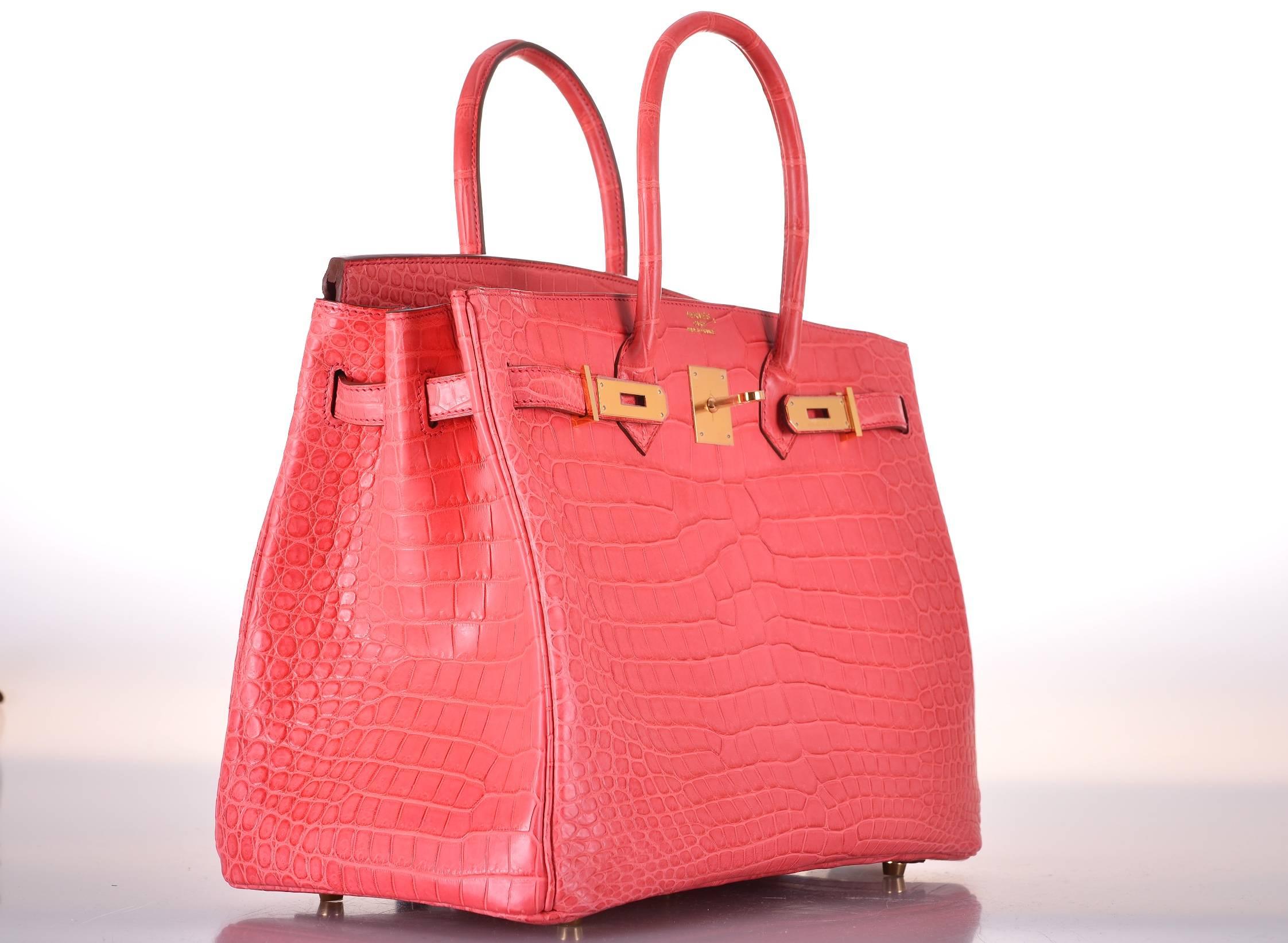 pink crocodile hermes birkin bag