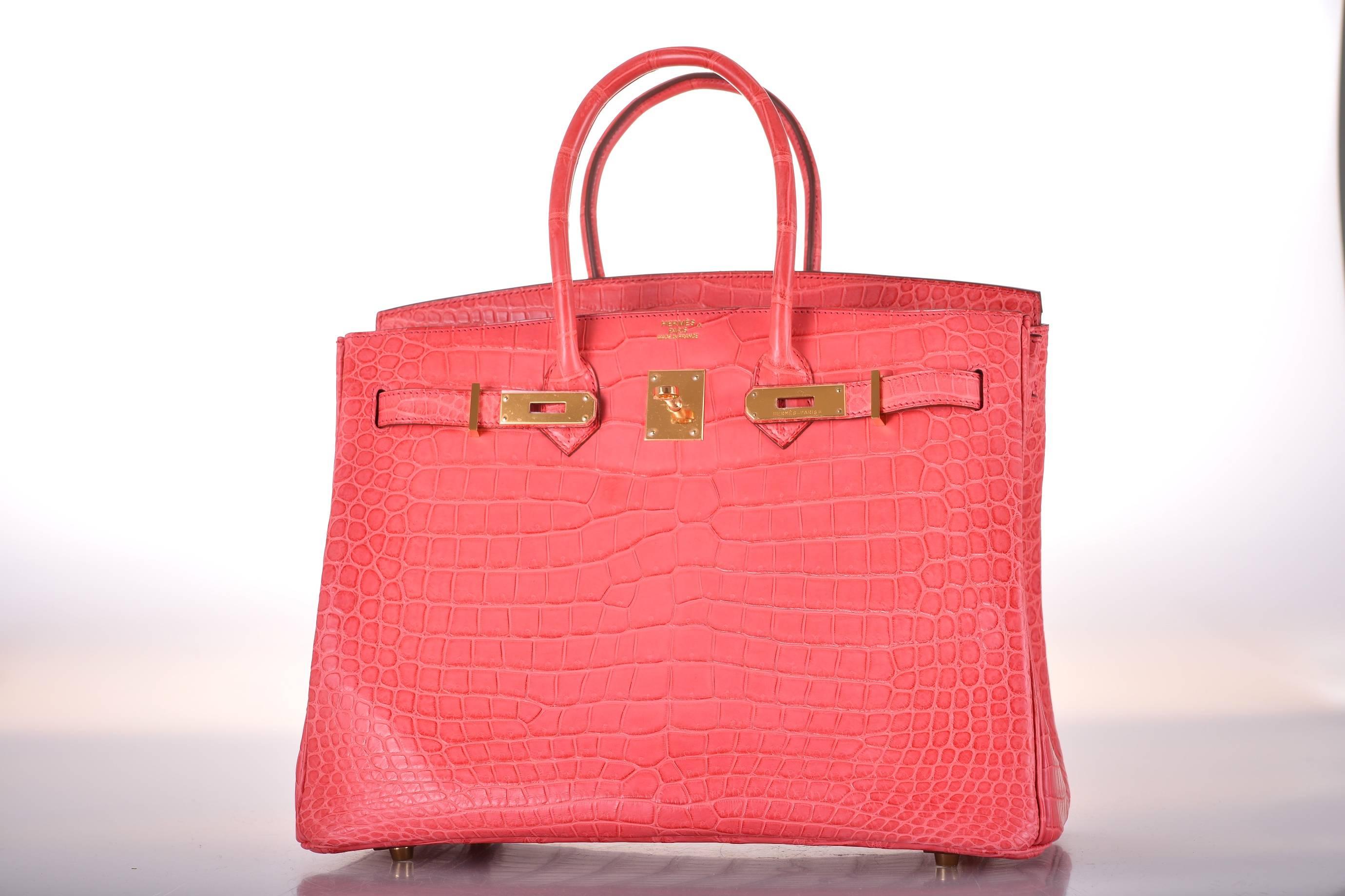 pink crocodile birkin bag
