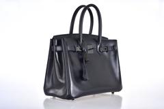 HERMES BIRKIN BAG 30 CM SO BLACK BOX 30CM LIMITED EDITION JaneFinds