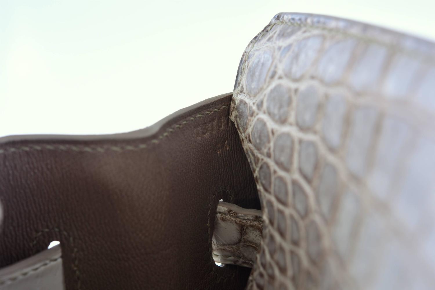 replica hermes birkin 40 - Hermes Himalayan Nilo crocodile 35cm Birkin Bag Limited Edition ...