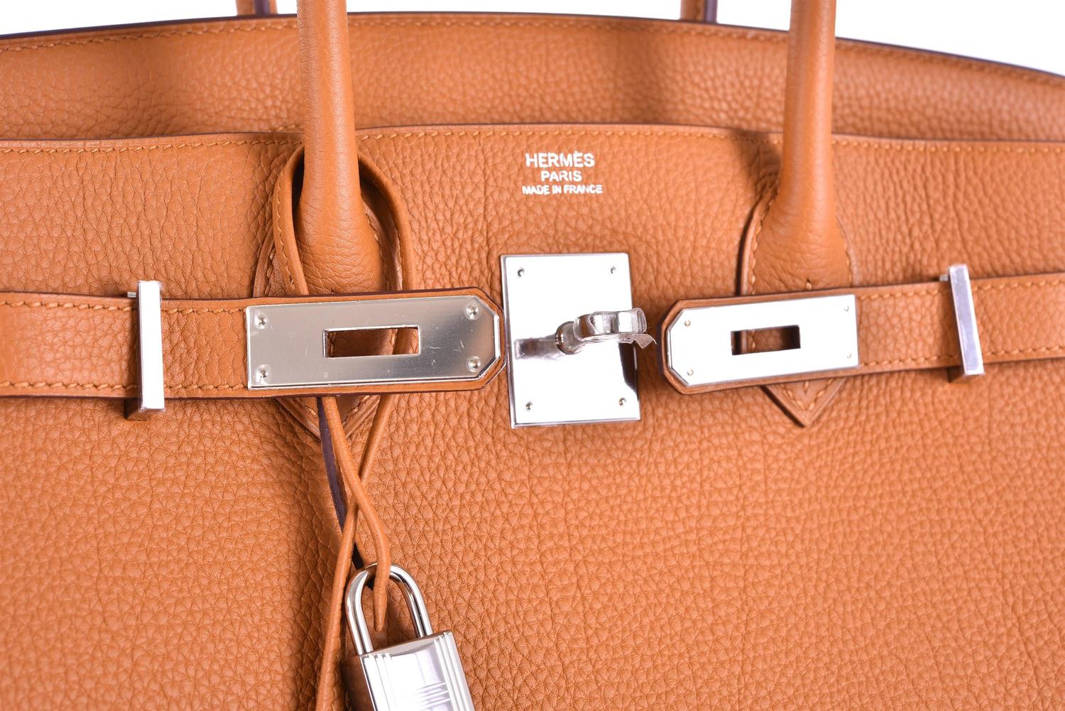 Hermes Black Togo Birkin 35cm Palladium Hardware  