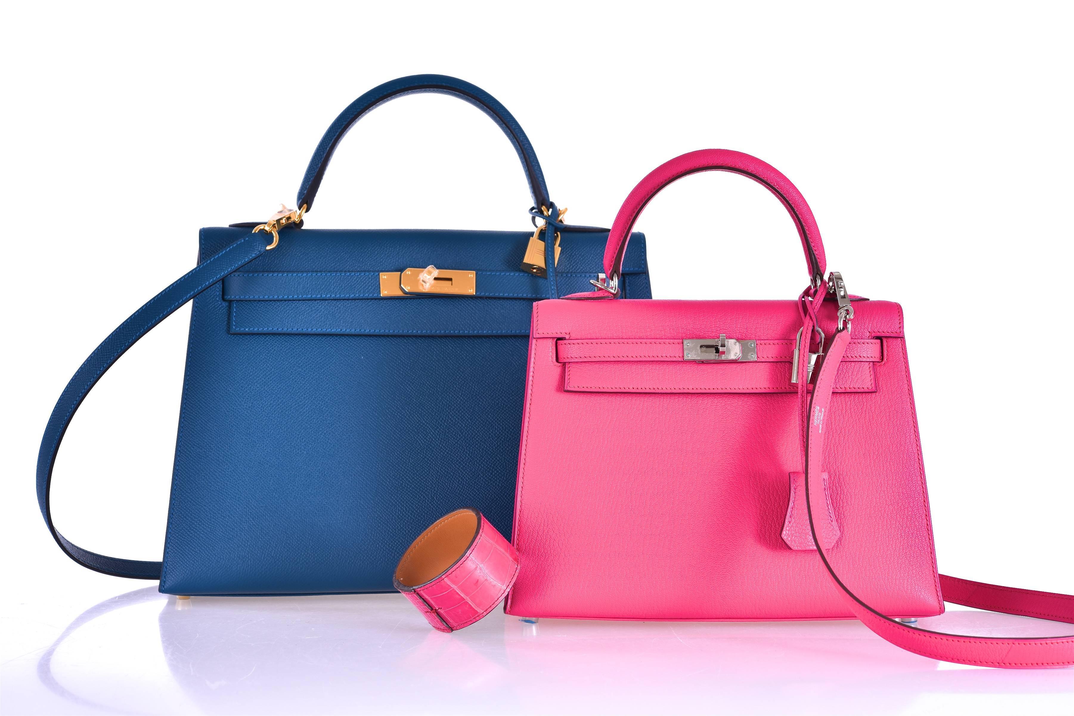 Hermès Kelly 32cm Blaue Colvert Epsom Sellier Gold Hardware Jane Finds 2