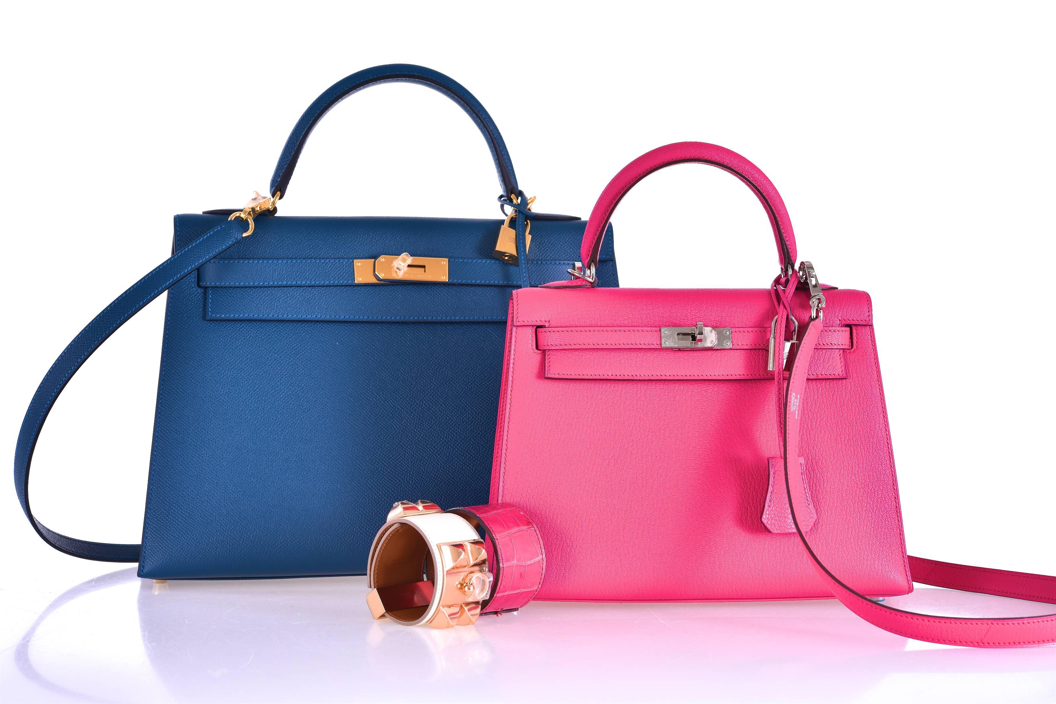 Hermès Kelly 32cm Blaue Colvert Epsom Sellier Gold Hardware Jane Finds 4