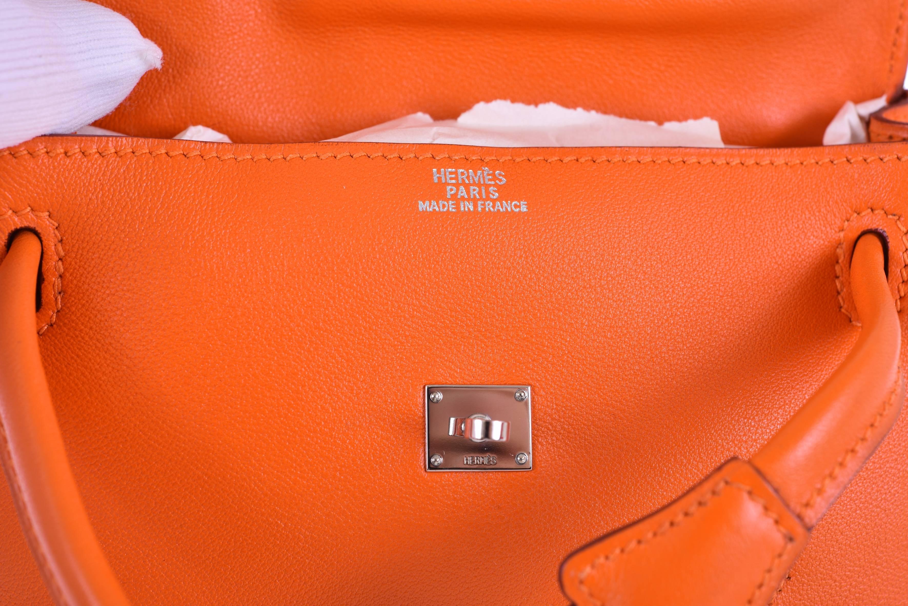 Women's or Men's Hermes Kelly Doll Bag Orange Idole (Kelly Doll) Gulliver Orange JaneFinds For Sale