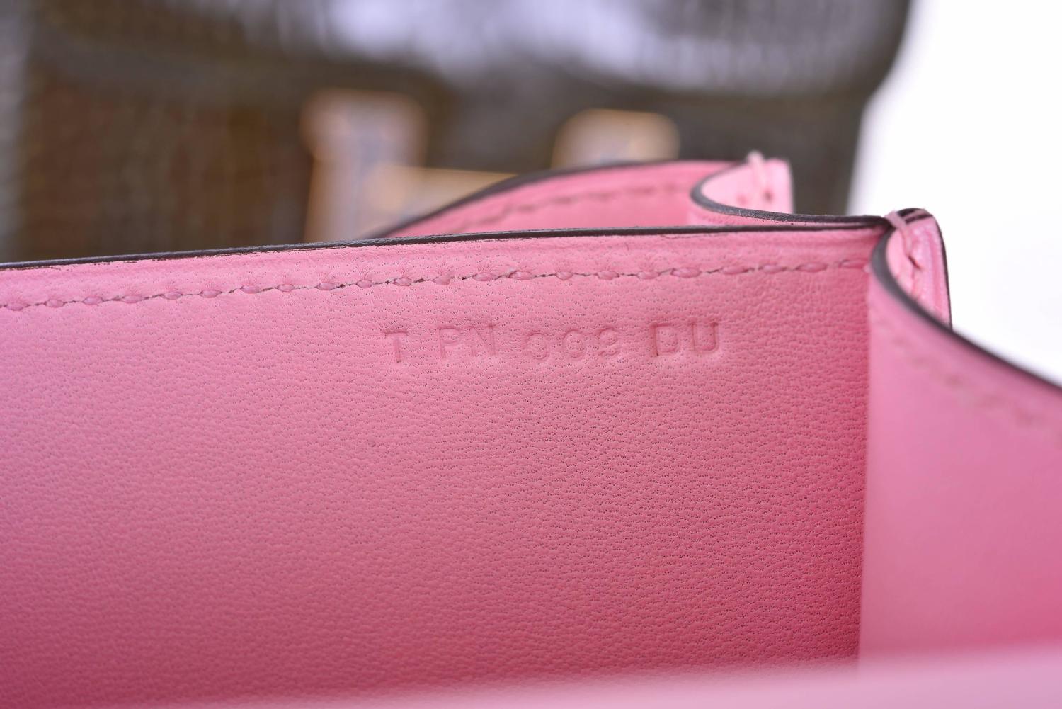 hermes orange h swift mini constance 18cm
