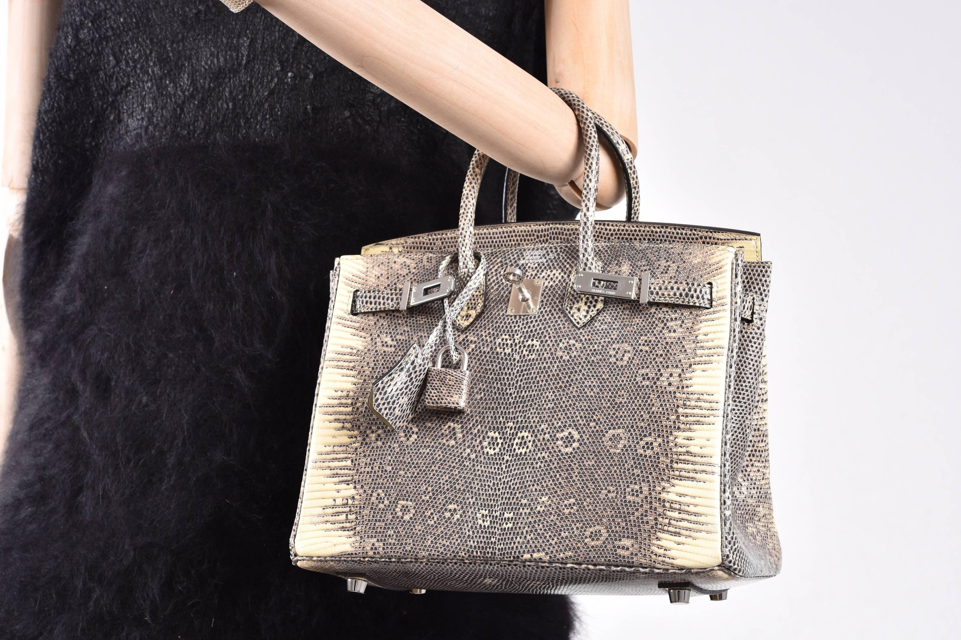 Hermes 25cm Birkin Ombre Lizard 3