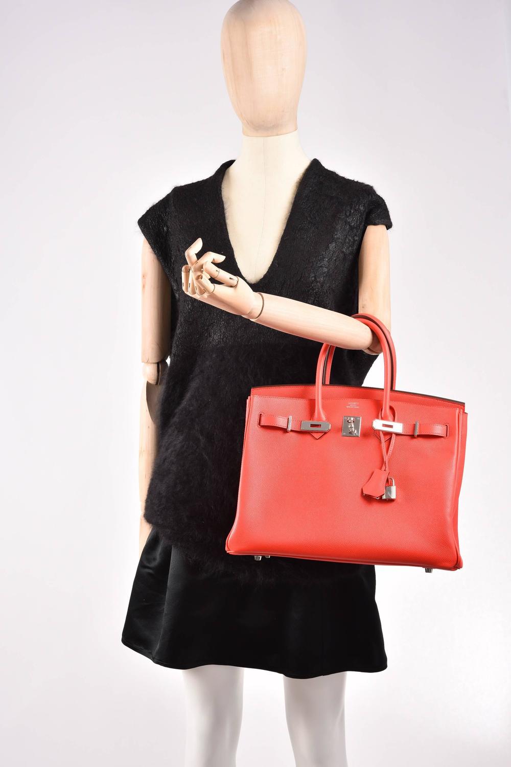 fake hermes - Hermes Birkin Bag 35cm Rose Jaipur Epsom with palladium Hardware ...