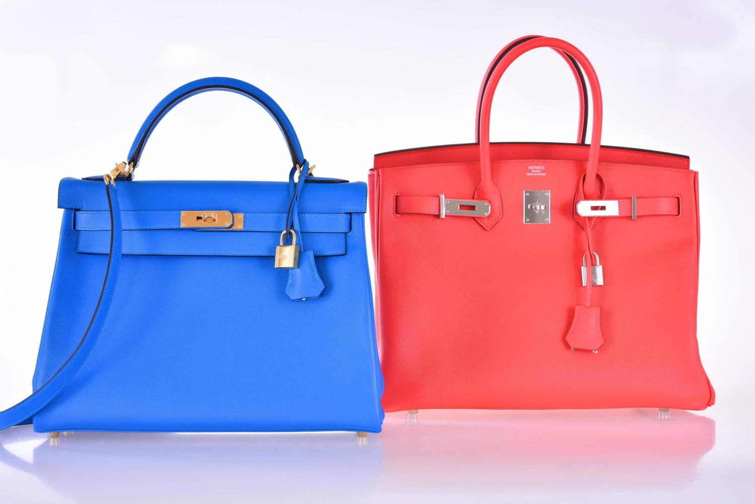 replica birkin bags - hermes rose jaipur epsom birkin 35cm gold hardware