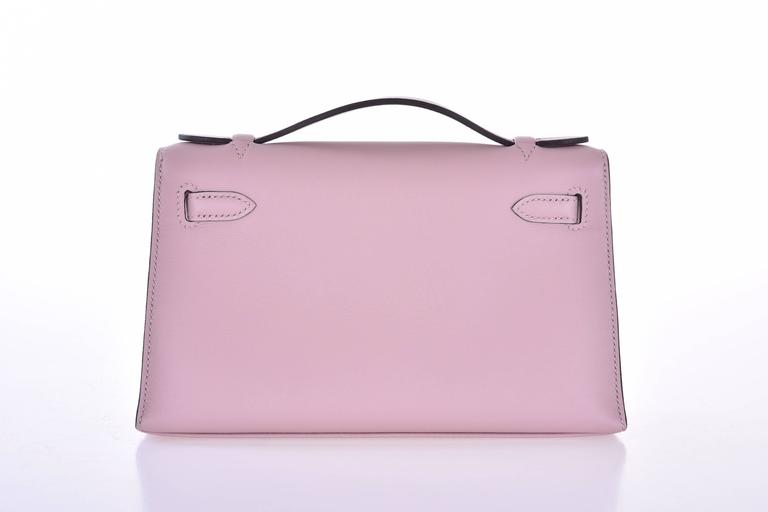 Hermes Kelly Pochette Clutch Glycine a shade of Lavender JaneFinds at ...