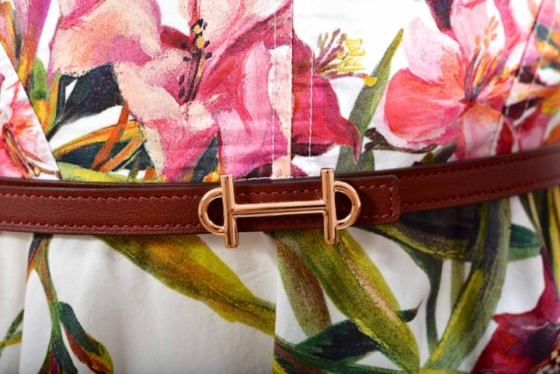 Women's or Men's Hermes Belt 80cm Rouge H & Rouge Vif pink gold Collectors JaneFinds For Sale