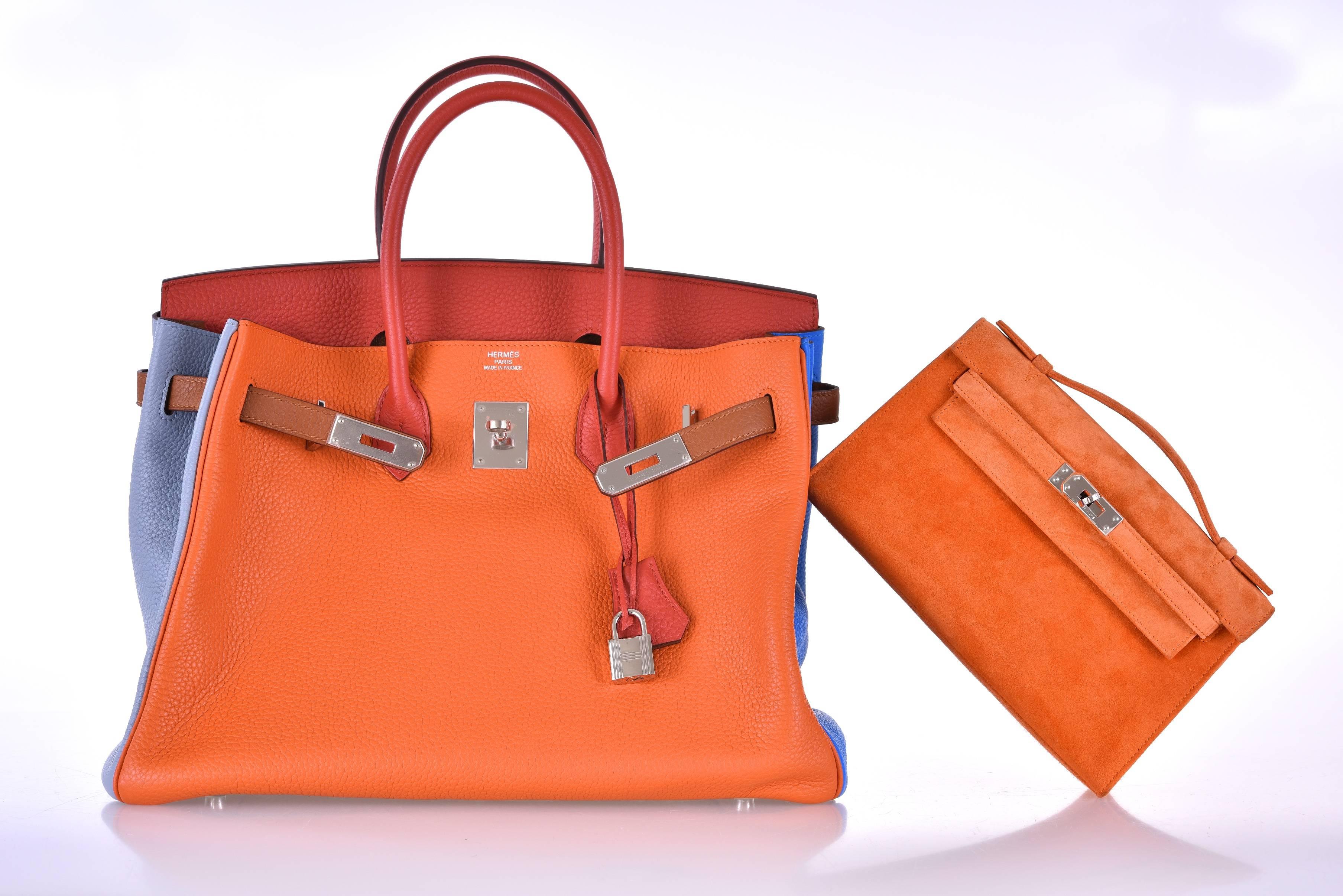 Hermes Birkin 35CM Arlequin Birkin 6 Color Bag JaneFinds 3