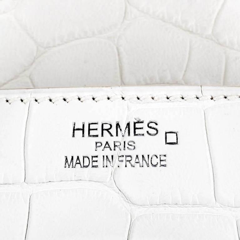 Hermes Birkin 35 cm Nuage Alligator Skin