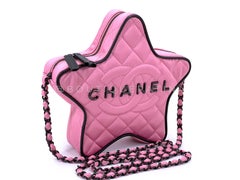 Chanel 24C Pink Walk of Fame Paris-Los Angeles Tasche Schwarz HW 68796