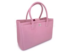 Chanel 2014 Große rosa „Executive Cerf“ Shopper-Tasche SHW 69361