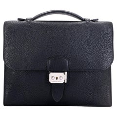 Hermès Fjord Sac a Depeche Mini Briefcase Bag 27 PHW 68802