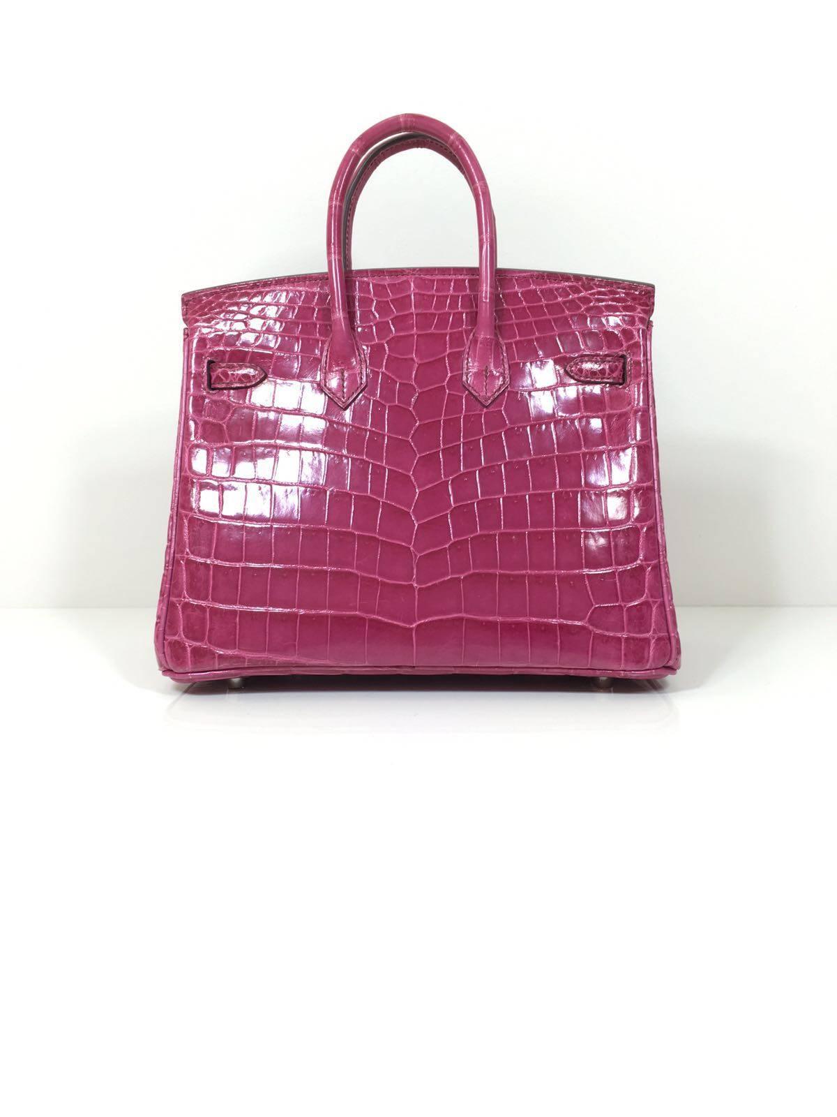 pink crocodile birkin