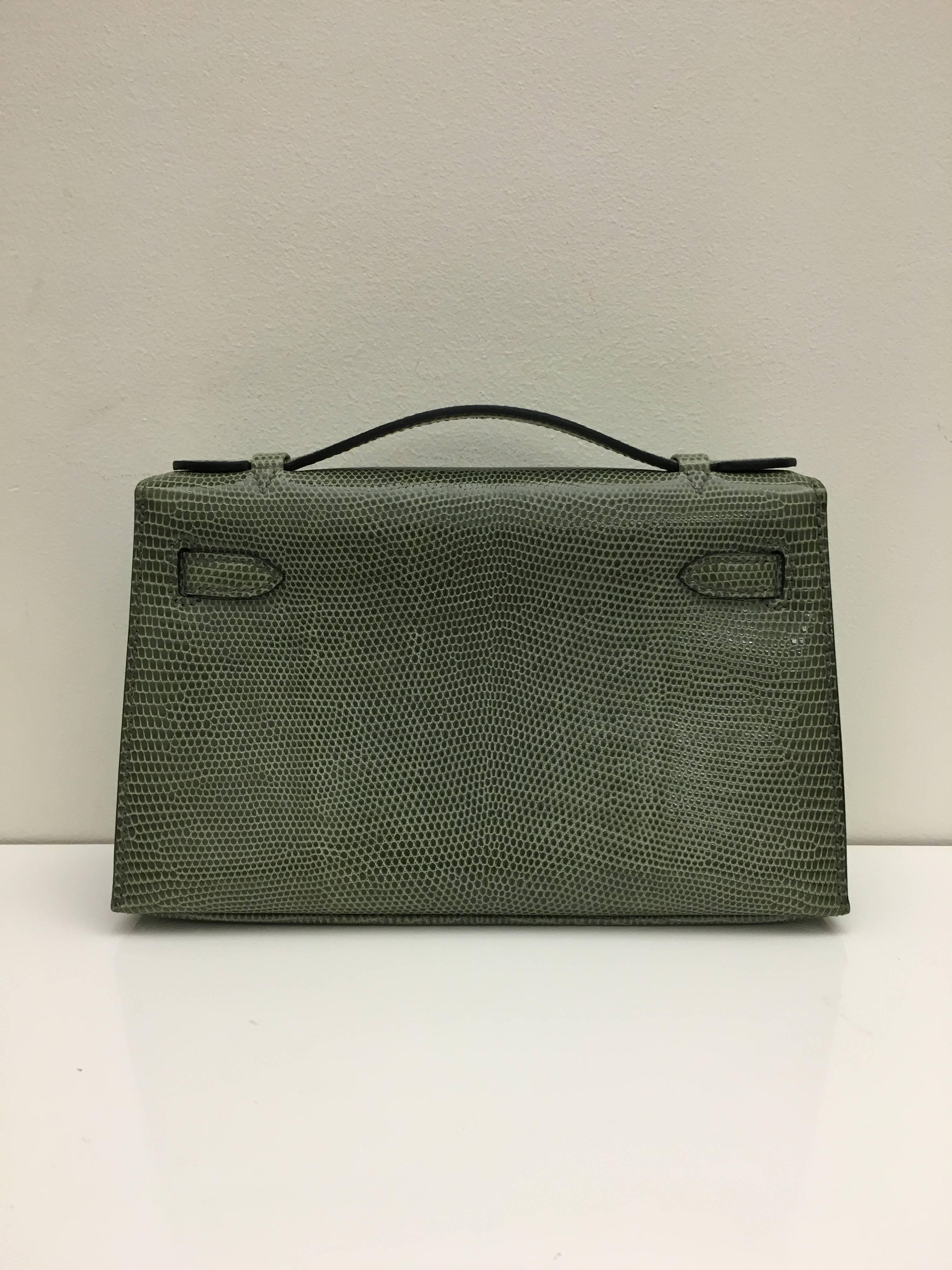 kelly pochette lizard