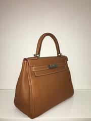 Brand New Hermes Kelly 28 Camel Gold Togo PHW