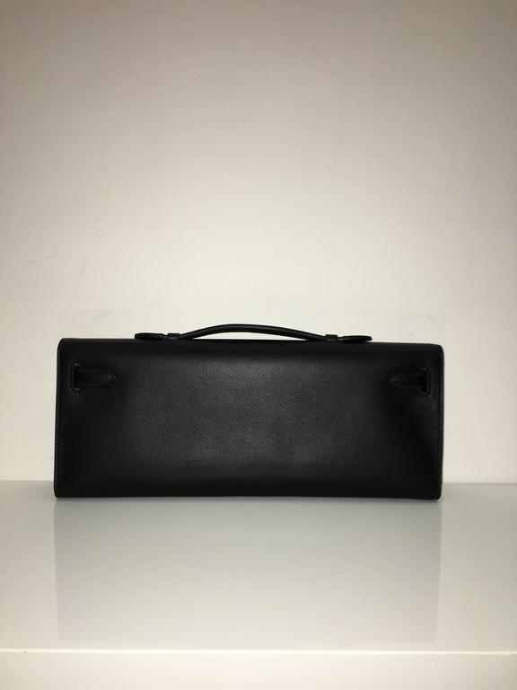 Brand New Hermes Kelly Cut Black Swift GHW For Sale at 1stDibs