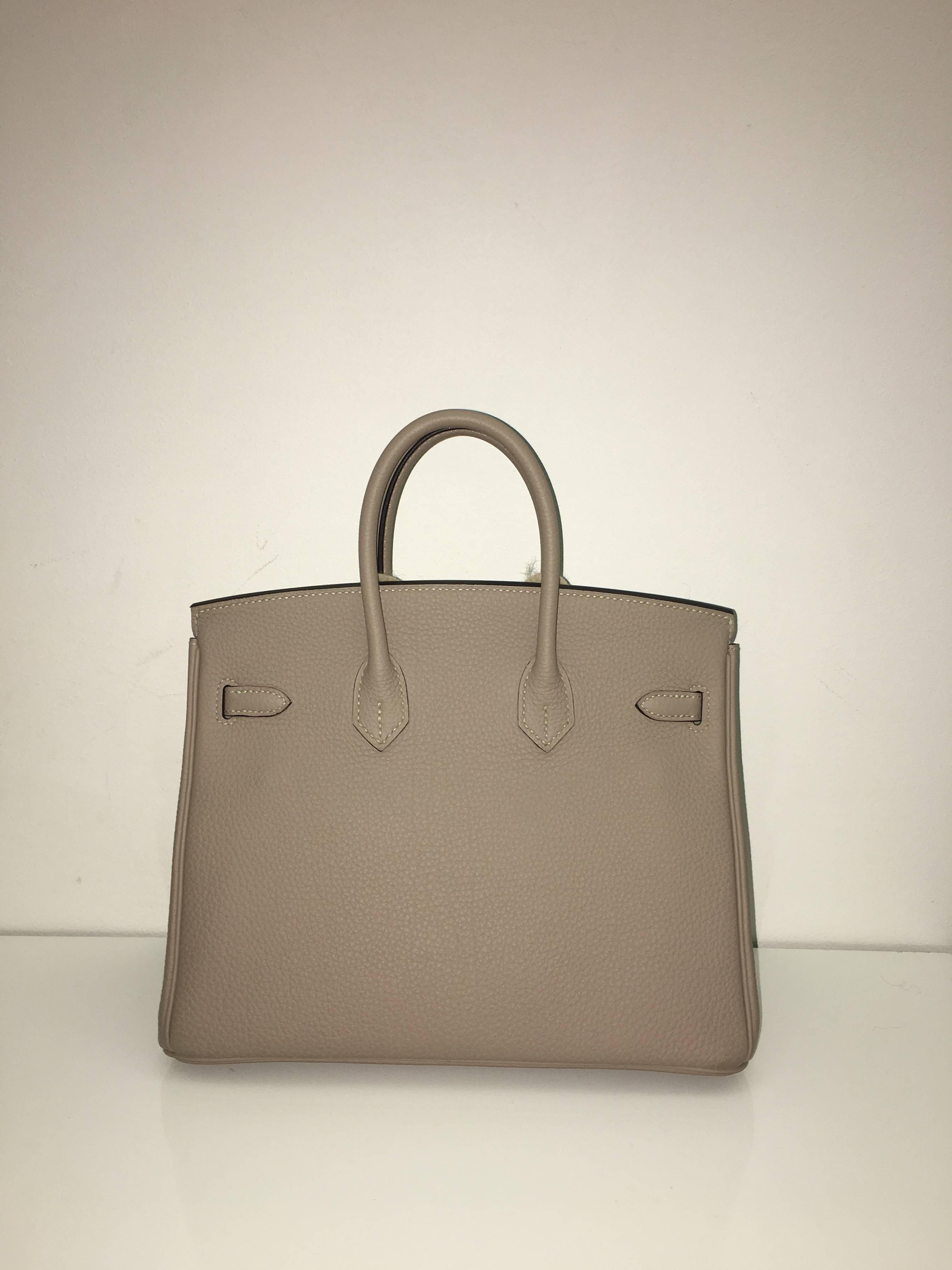 gris tourterelle birkin 25