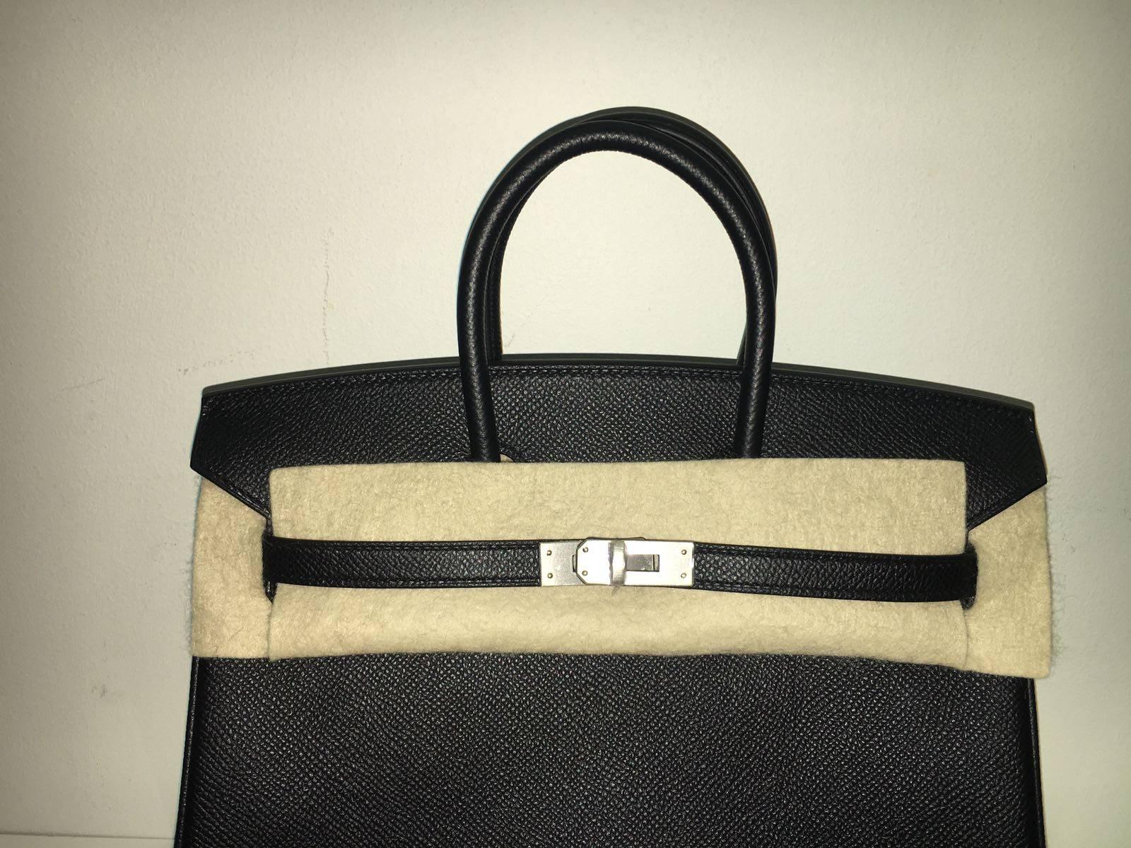 birkin 25 silver hardware