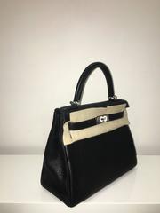 Brand New Hermes Kelly 28 Black (Noir) Togo PHW