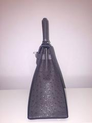 Brand New Hermes Kelly 28 Graphite Ostrich PHW