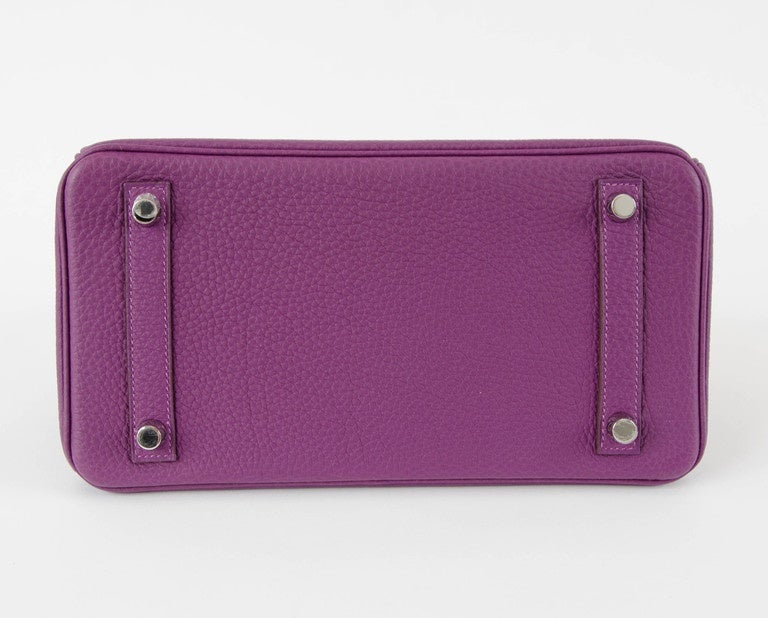 NEW HERMES BIRKIN 25 Togo Anemone Palladium hardware 1