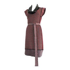 Used JEAN-PAUL GAULTIER Geo-neat sweater dress