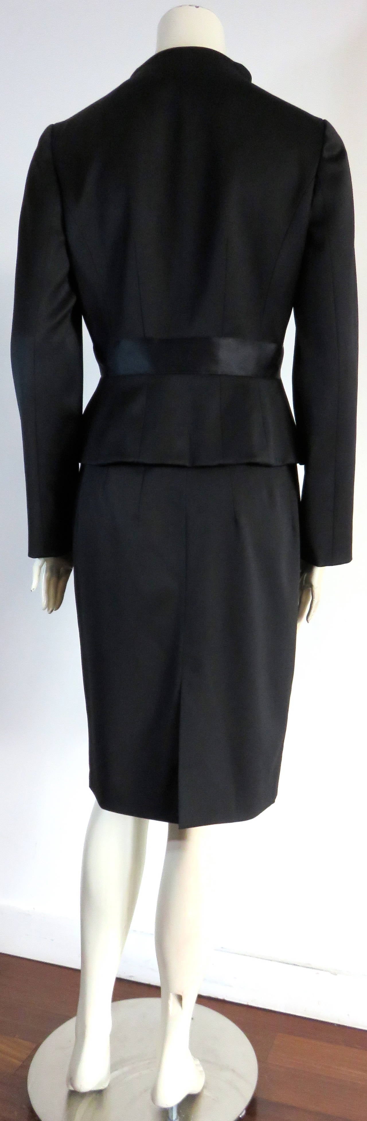 VALENTINO Ruffle detail skirt suit 4