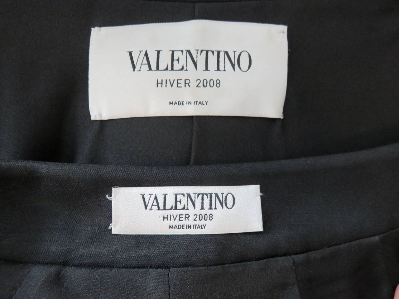VALENTINO Ruffle detail skirt suit 6