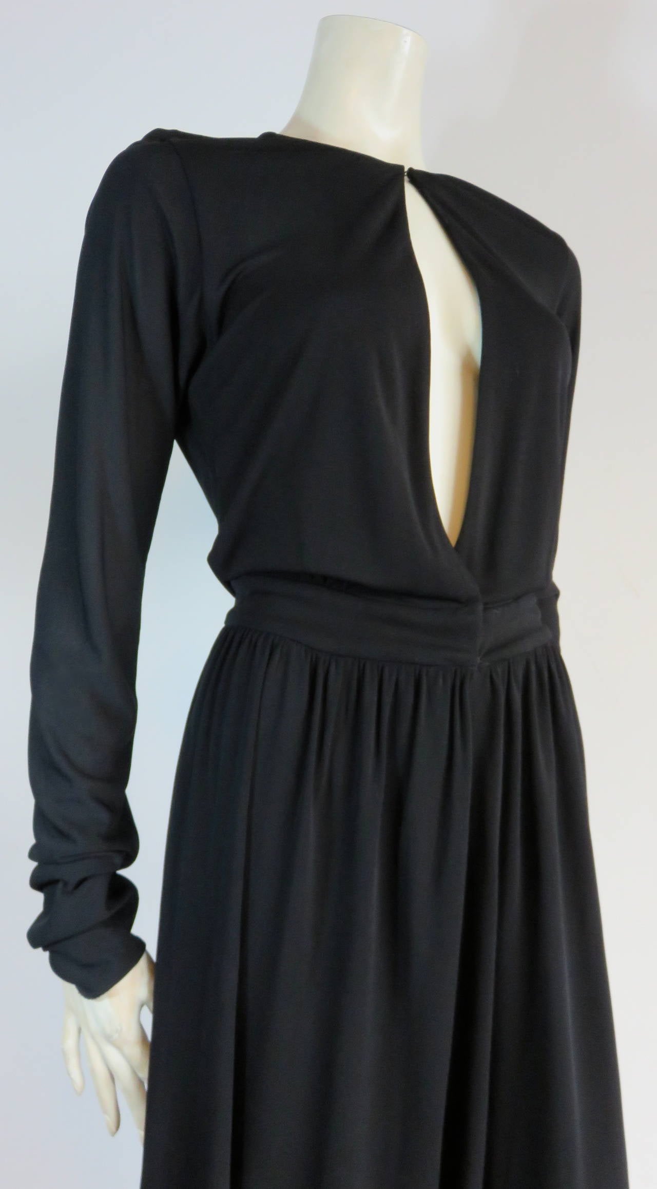 Black MARTIN MARGIELA Replica of 1970's cocktail dress For Sale
