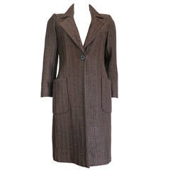 1990's YVES SAINT LAURENT YSL Raffia weave coat