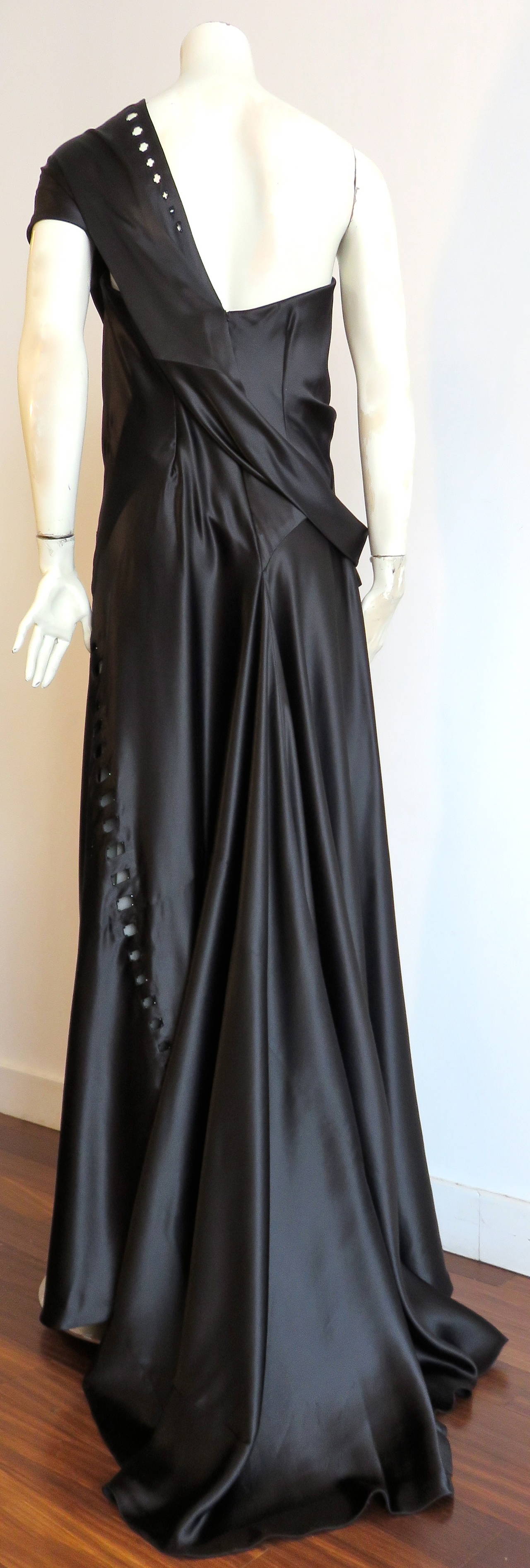 Women's MARC JACOBS Silk charmeuse evening gown dress For Sale