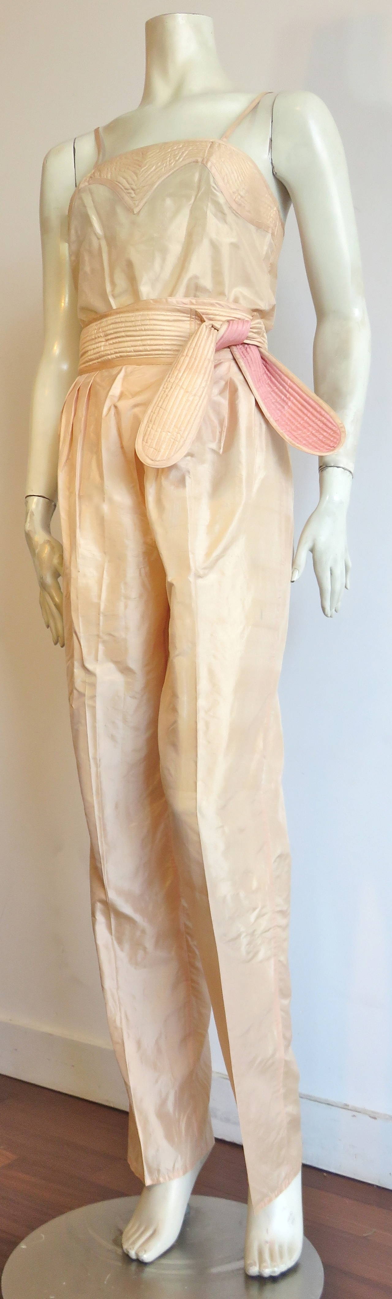 1970's BILL TICE 3pc. Silk ensemble For Sale 1
