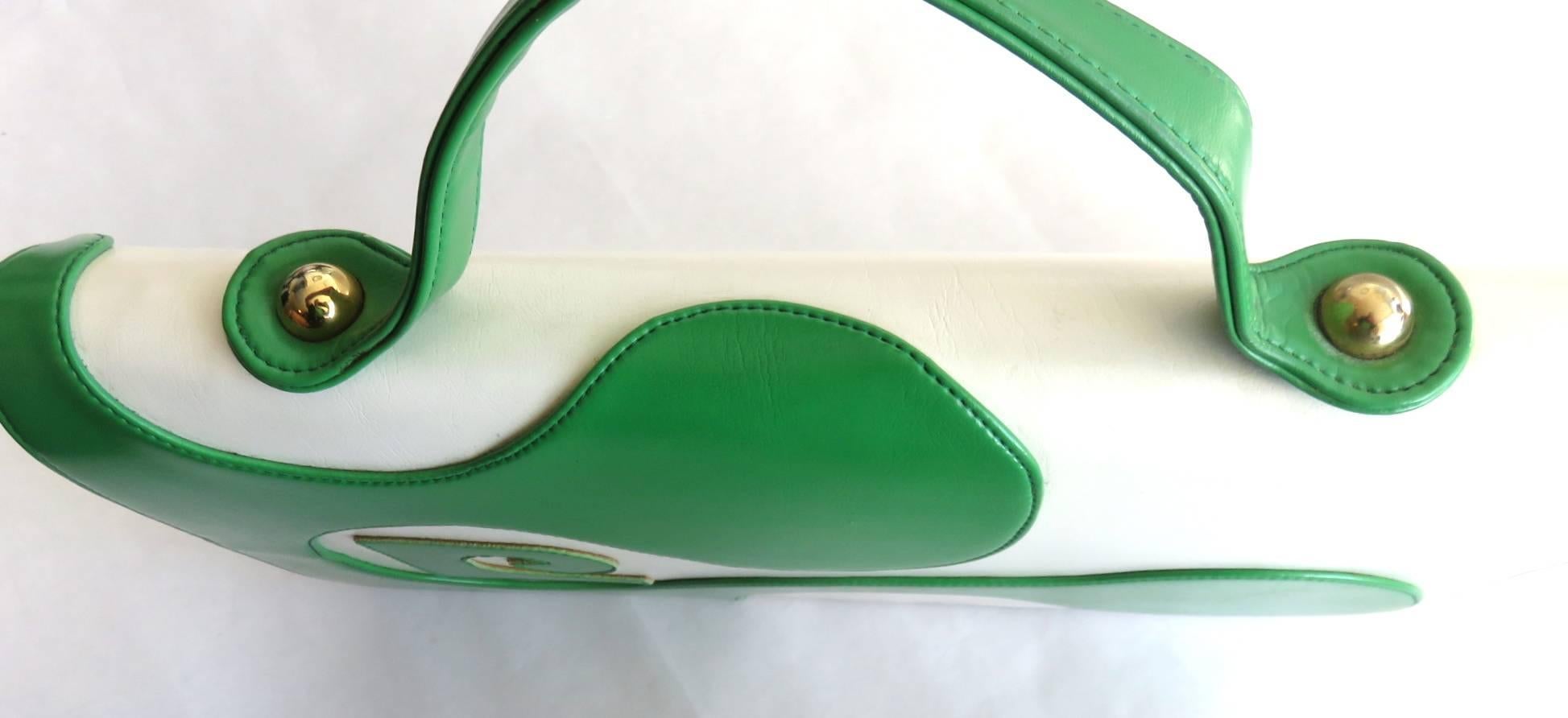 Women's 1960's PIERRE CARDIN PARIS Large Mod Handbag