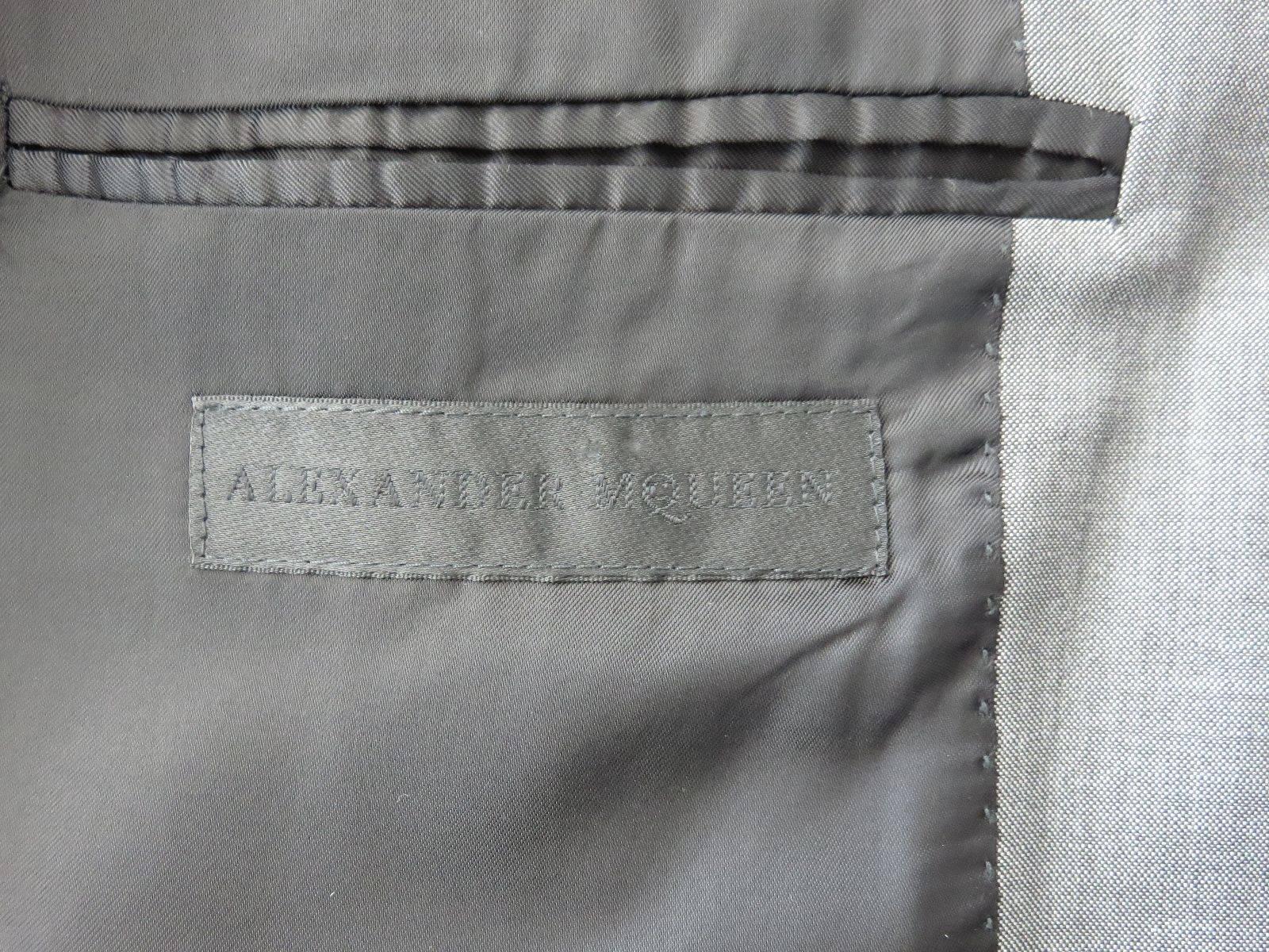 2004 ALEXANDER MCQUEEN Men's wool mohair suit  2