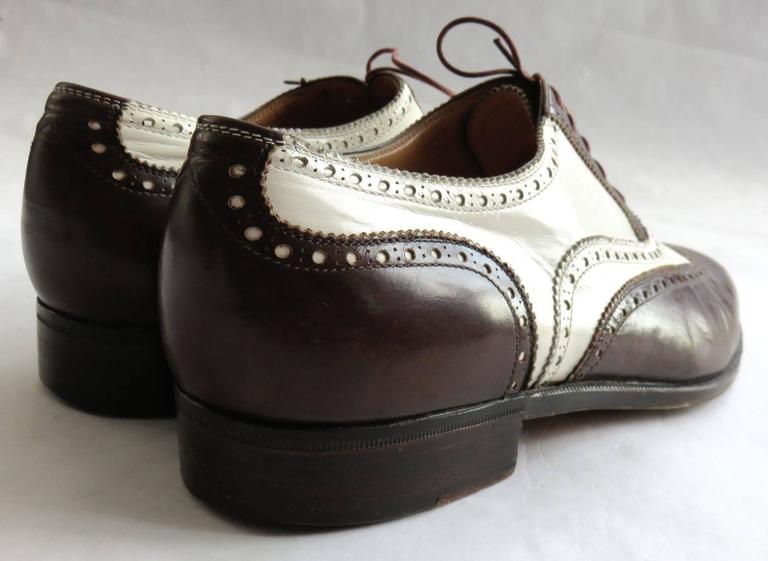 Vintage Gucci Brown Wingtip Shoes