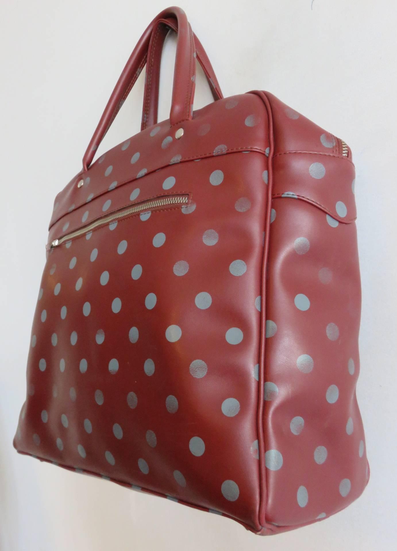 COMME DES GARCONS Polka dot travel bag In Good Condition In Newport Beach, CA