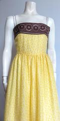 1990's OSCAR DE LA RENTA Silk georgette dress