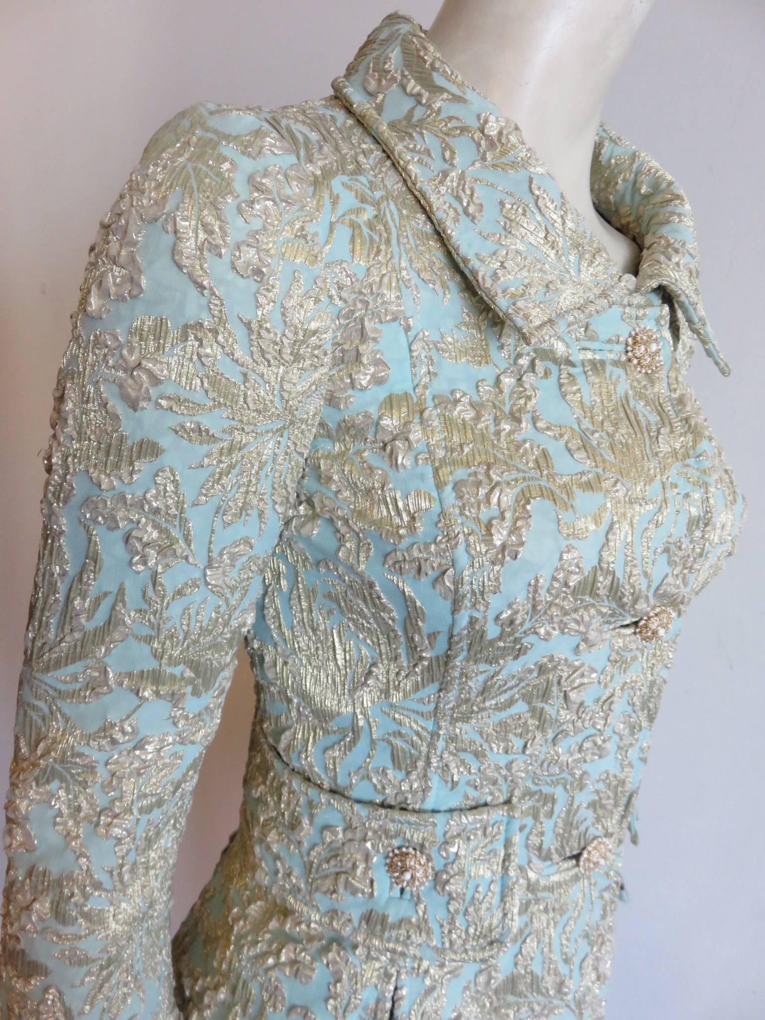 DOLCE & GABBANA Baroque gold silk brocade evening jacket 4