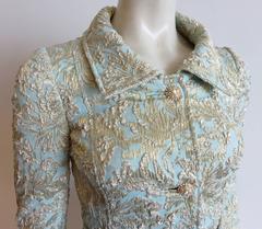 DOLCE & GABBANA Baroque gold silk brocade evening jacket