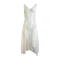1920's-Inspired beaded sheer dress