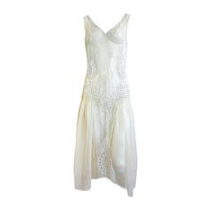 Retro 1920's-Inspired beaded sheer dress