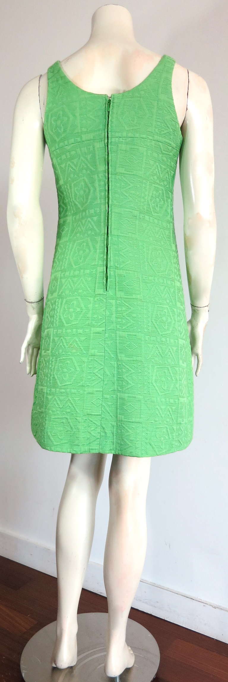 1960's LOUIS FERAUD Mod sun dress For Sale 2