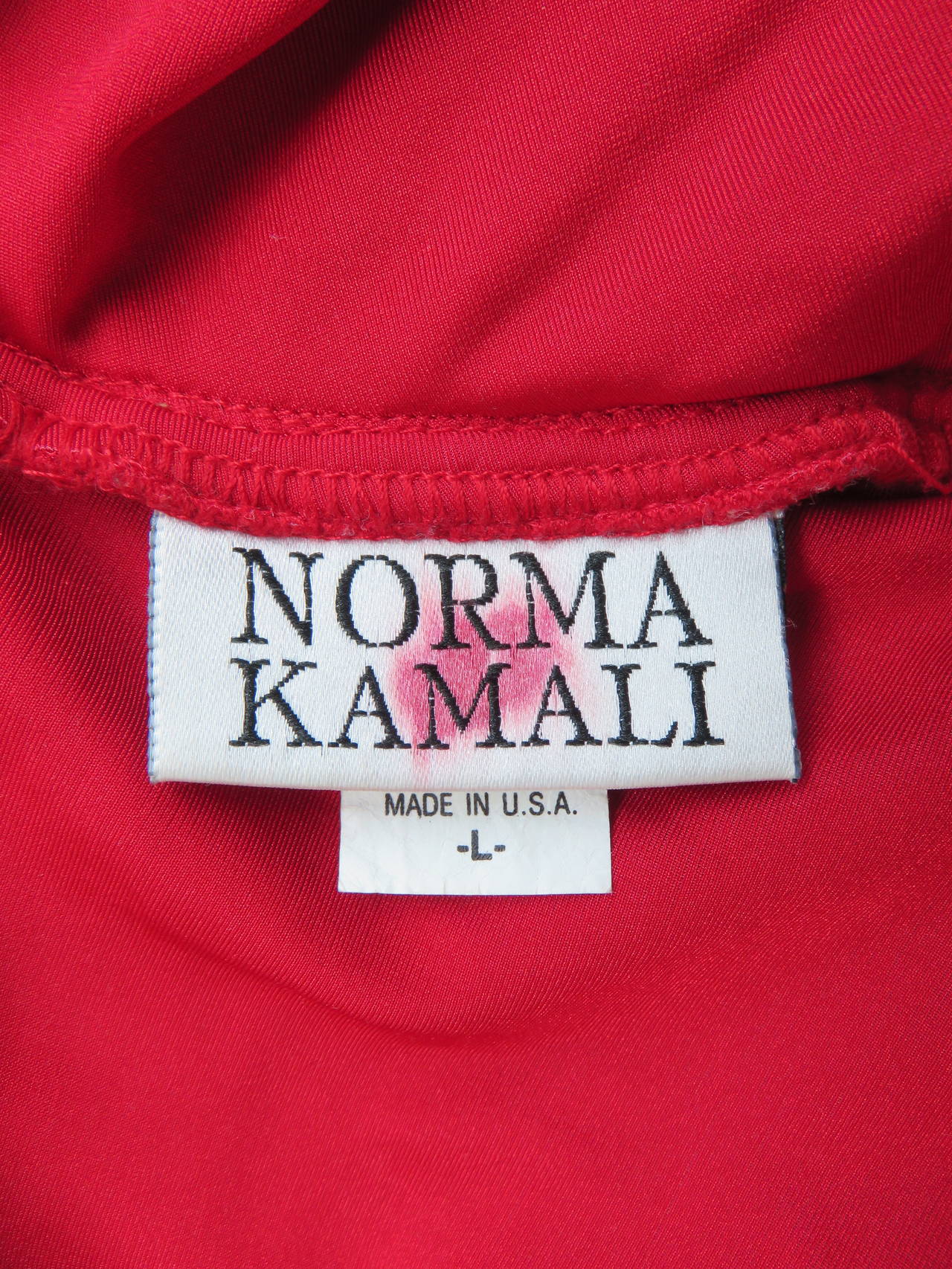 1980's NORMA KAMALI OMO 'Bill' halter-neck palazzo jumpsuit 3