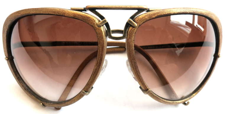 Vintage BOTTEGA VENETA Women's aviator sunglasses 2