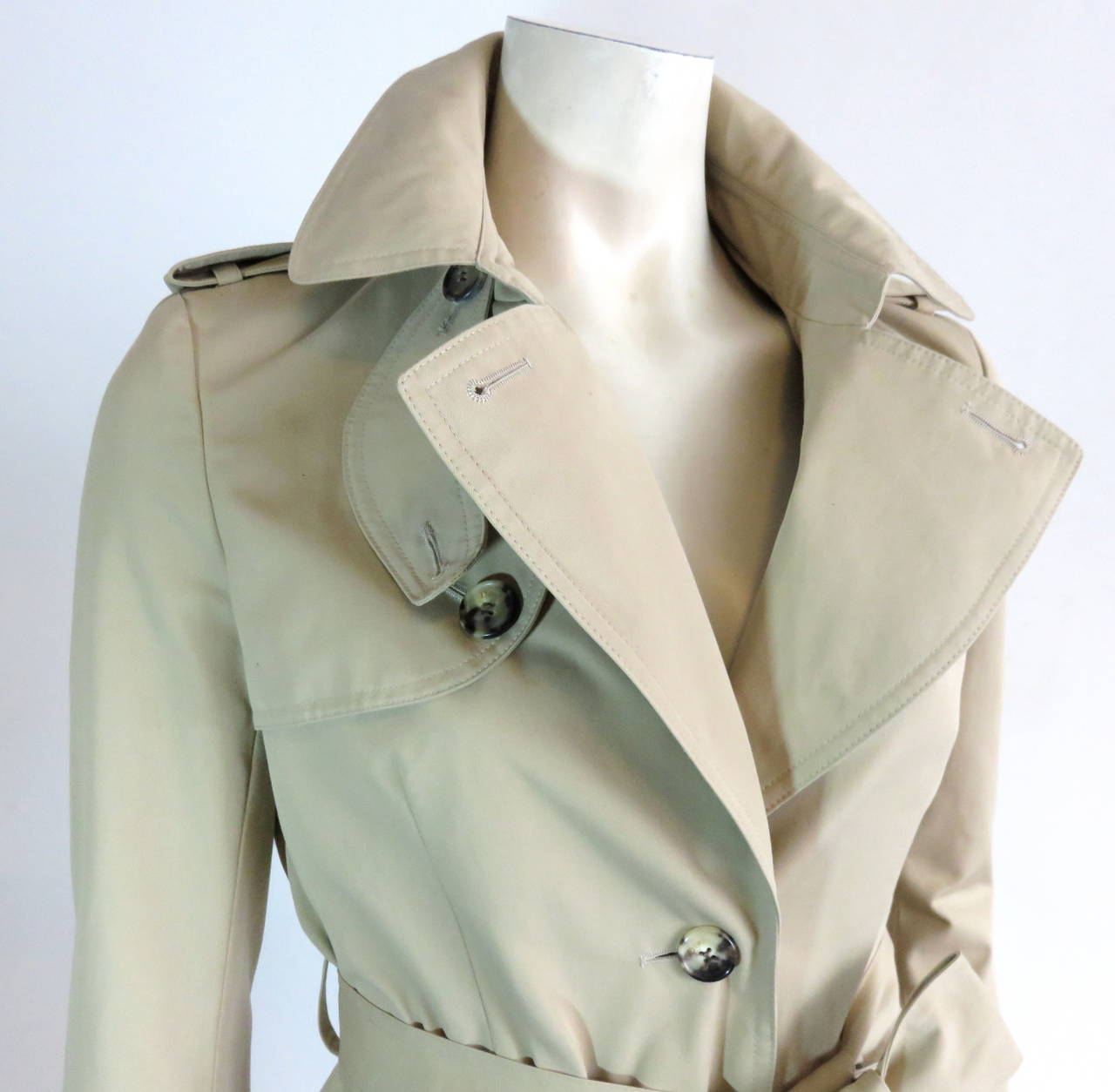 CHRISTIAN DIOR by John Galliano Cropped trench jacket - unworn 2