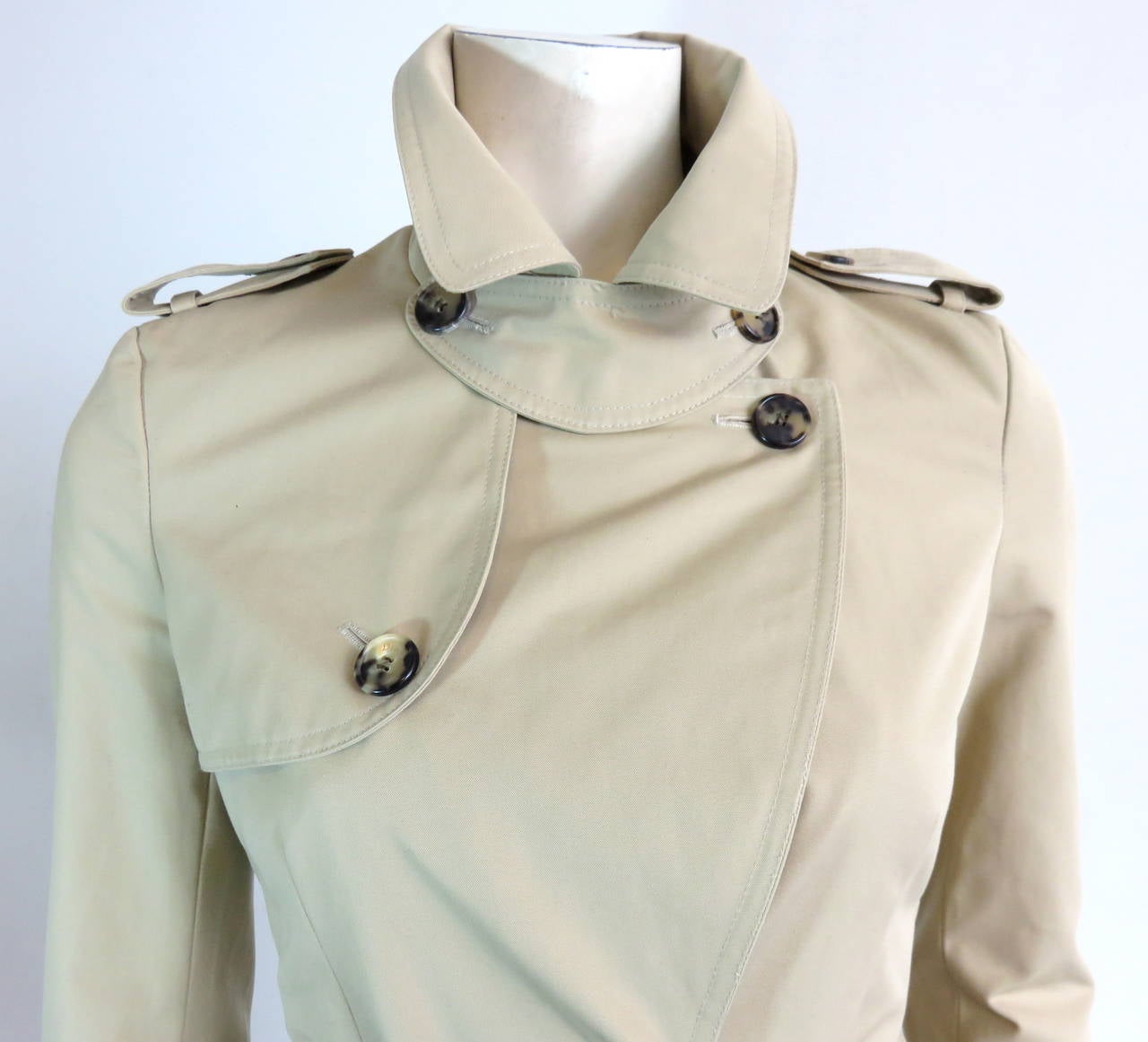 CHRISTIAN DIOR by John Galliano Cropped trench jacket - unworn In New Condition In Newport Beach, CA